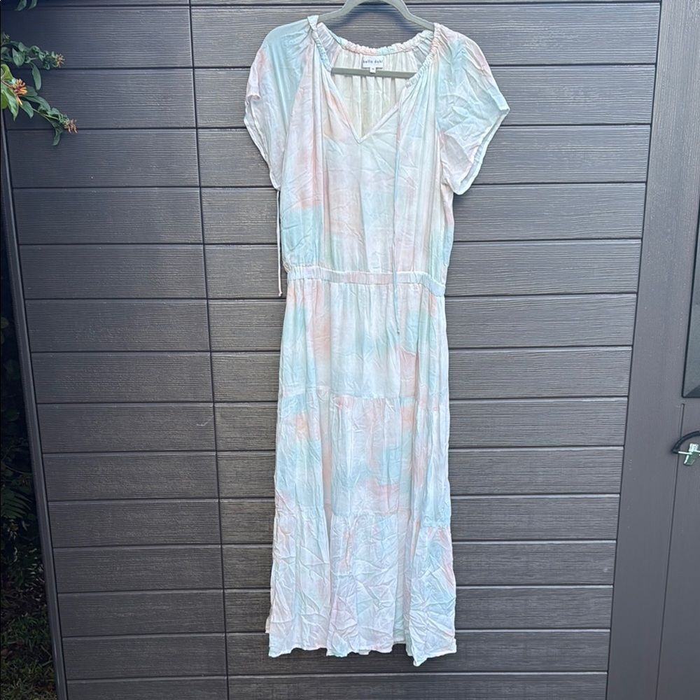 Pastel Tie-Dye Maxi Dress - Bella Dahl - Size Medium LIKE NEW Dress